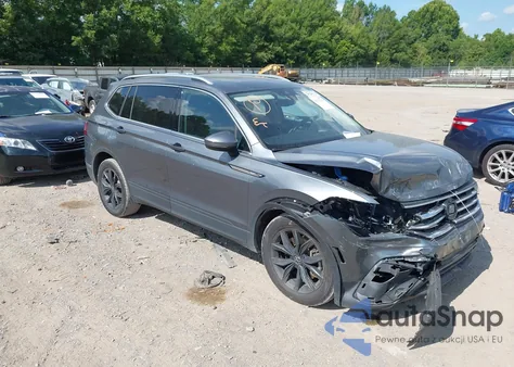 2022 Volkswagen Tiguan 2.0T Se z USA, uszkodzony, nr VIN 3VV3B7AX1NM166528